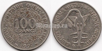 монета Западная Африка (BCEAO) 100 франков 1997 год